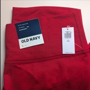 NWT Old Navy Red Leggings